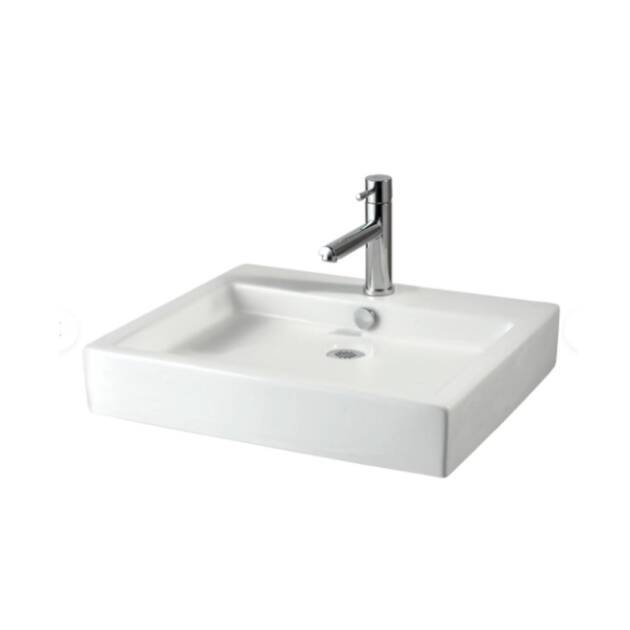 Studio® 22 x 18-1/2-Inch Above Counter Sink with Center Hole Only