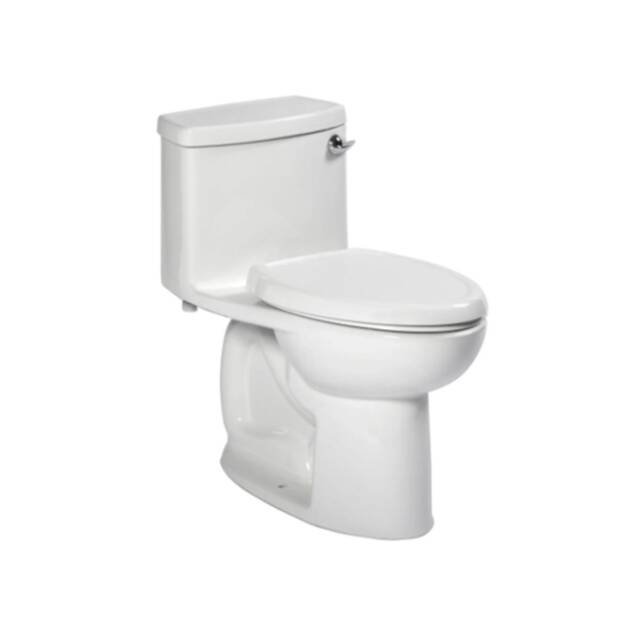 Cadet® PRO Two-Piece 1.28 gpf/4.8 Lpf Compact Chair Height Elongated 14-Inch Rough Toilet Less Seat