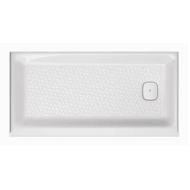 Aspirations 60 x 32-Inch Single Threshold Shower Base With Left-Hand Drain