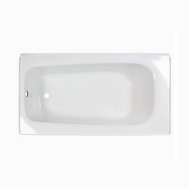 Cambridge® Americast® 60 x 32-Inch Integral Apron Bathtub With Left-Hand Outlet