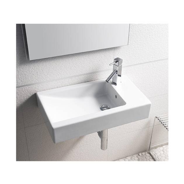 Sanitana Cubic 60 & 50 Wash Basins – Self-Standing or Wall-Hung Versatility