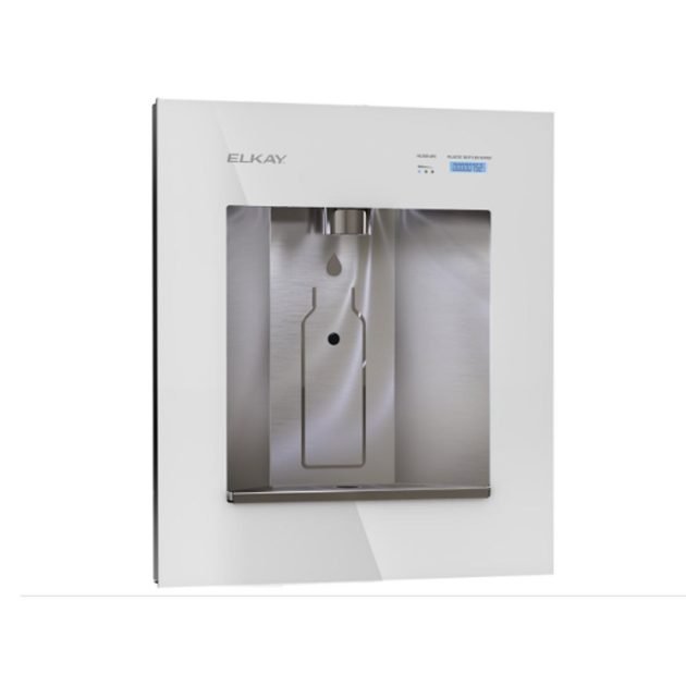 Elkay LBWD2C00WHC ezH2O Liv® Pro In-Wall Filtered Water Dispenser – Non-Refrigerated, 220–240V, Aspen White