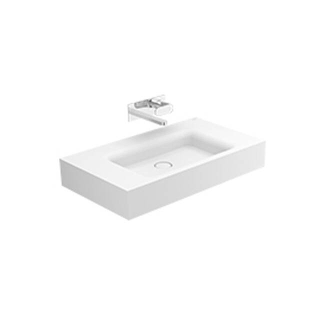 VELVET 80 washbasin - without tap hole