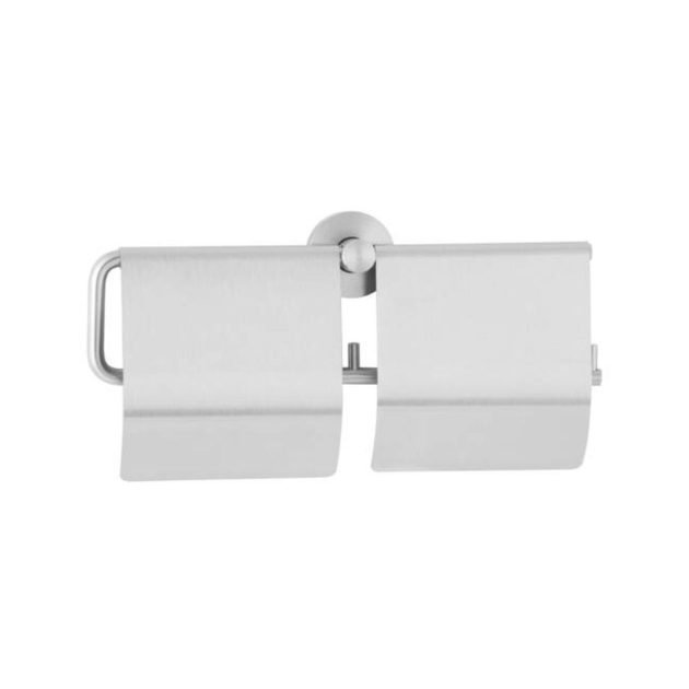 Surface-Mounted Toilet Tissue Dispenser with Hoods – (Cubicle Collection, Satin Finish, 2 Rolls)