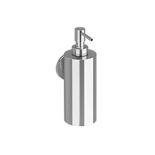 KIN ROUND Soap Dispenser – Chrome Wall-Mounted Dispenser