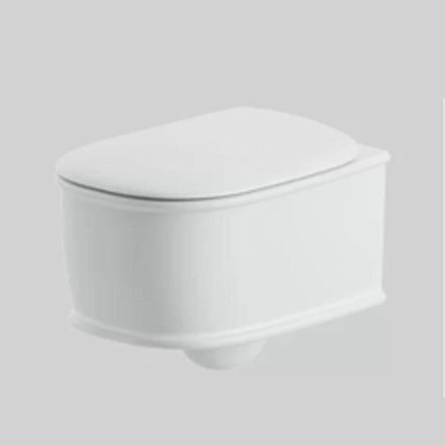 Ceramic Wall-Hung Rimless WC in ATELIER
