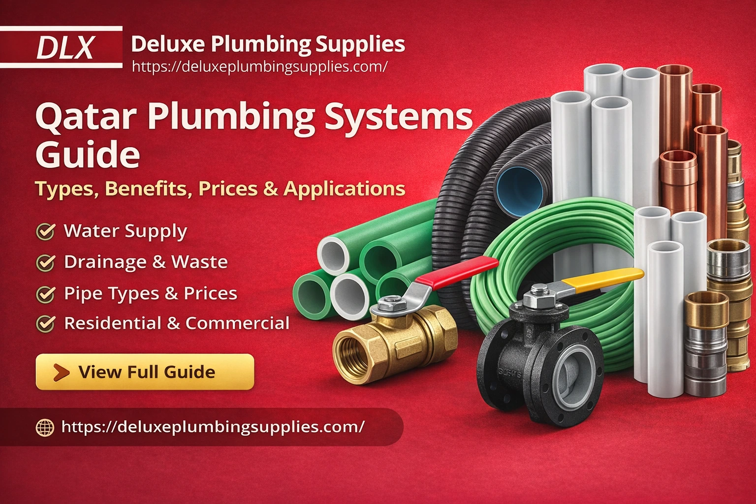 Qatar Plumbing Systems Guide - Deluxe Plumbing Supplies