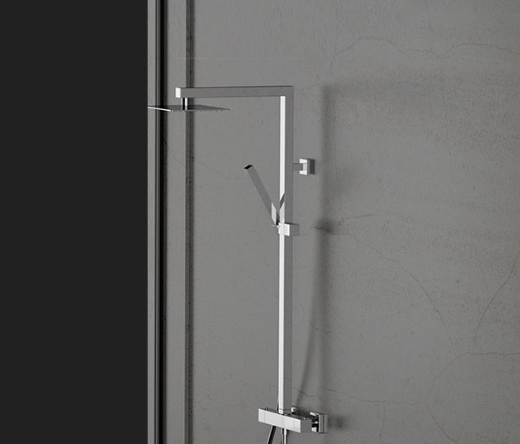 Square Line Shower Columns