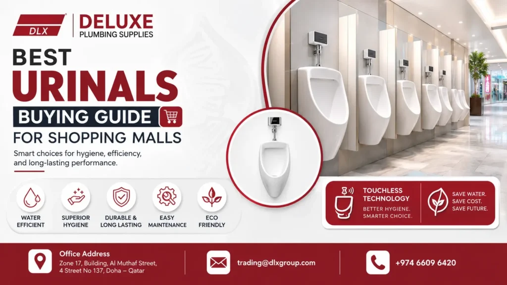 Best Urinals Buying Guide for Shopping Malls in Qatar 2026