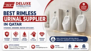 Best Rimless Urinal Supplier in Qatar 2026 | Deluxe Plumbing Supplies