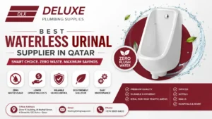 Best Waterless Urinal Supplier in Qatar: Deluxe Plumbing Supplies