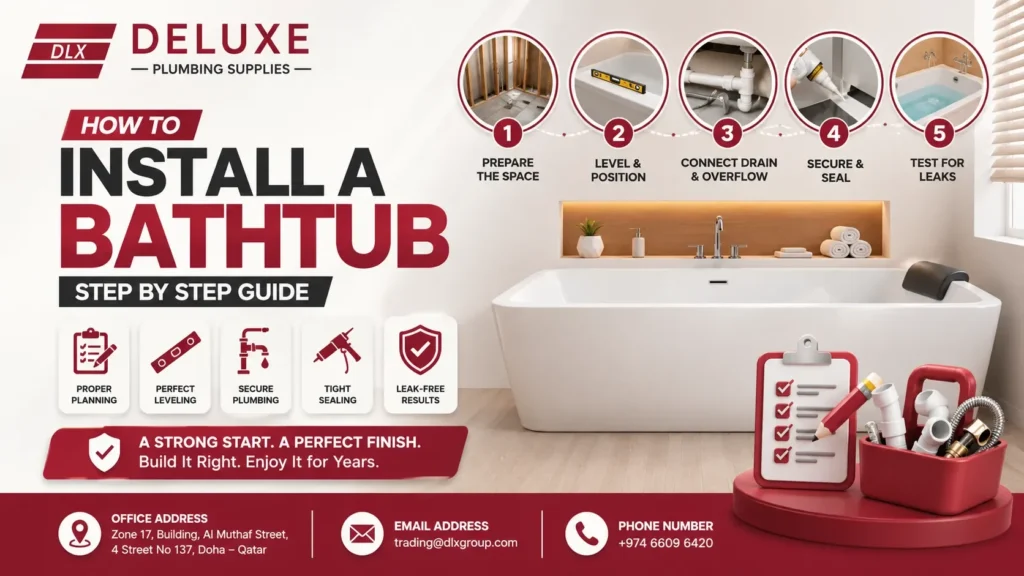 How to Install a Bathtub | Step by Step Guide