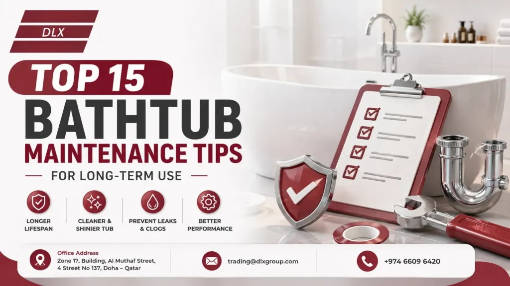 Top 15 Bathtub Maintenance Tips for Long-Term Use