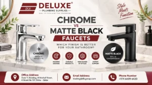 Chrome vs Matte Black Faucets: Which Finish Is Better for Your Bathroom