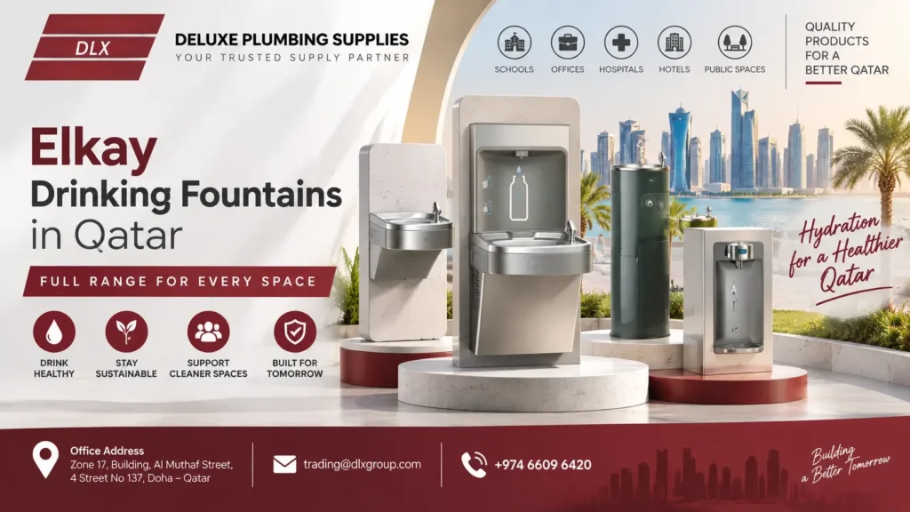 Elkay Drinking Fountains in Qatar | Full Range