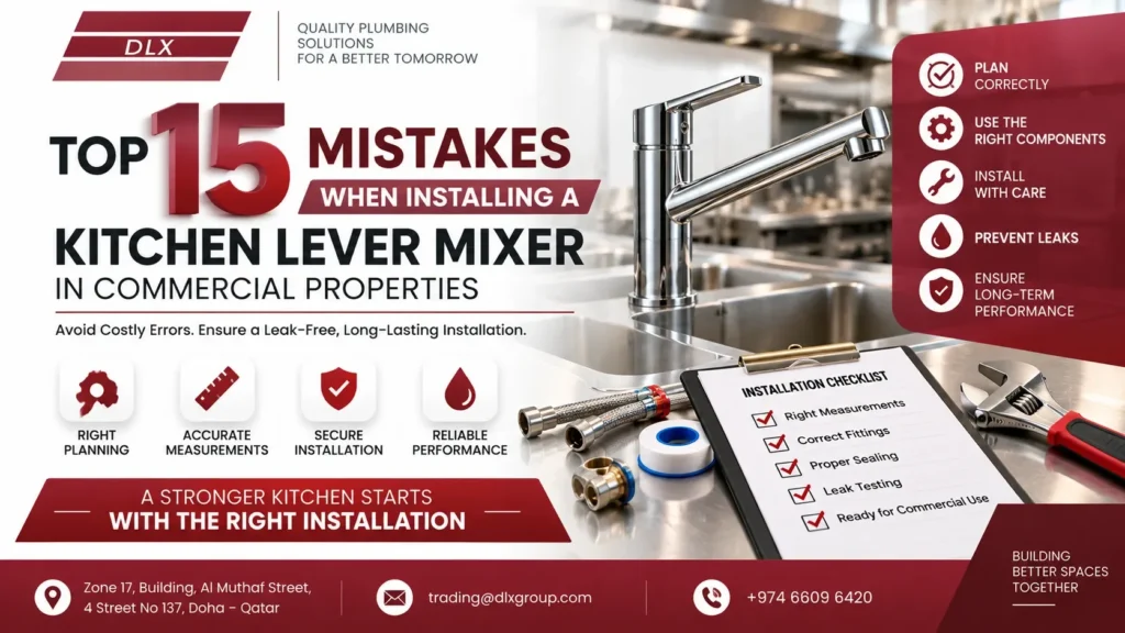 Top 15 Mistakes When Installing a Kitchen Lever Mixer in Commercial Properties