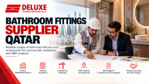 Bathroom fittings supplier Qatar providing bathroom faucets, shower systems, sanitary ware and accessories for residential, hotel and commercial projects.