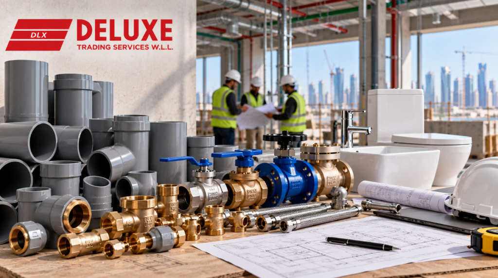 Plumbing Materials Supplier in Qatar supporting BOQ review, plumbing material selection and MEP project procurement.