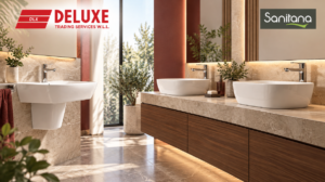 Sanitana washbasins Qatar for residential, hospitality and commercial bathroom projects
